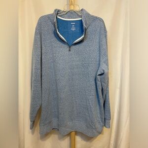 Sonoma Men's 2XB Pullover Sweatshirt Blue Extra Soft D020